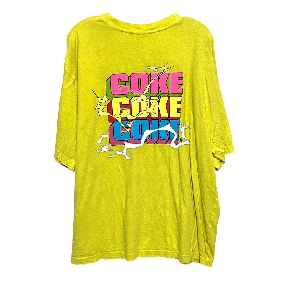 Pac Sun Coke Coca Cola Graphic Shirt Men XL Pop Art Retro Maximalist Novelty Y2K